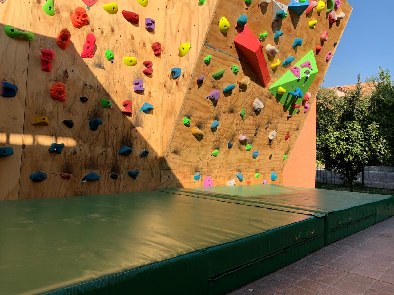 Colchoneta para escalada